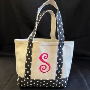 Mainstreet Collection Mini Monogram Canvas Tote